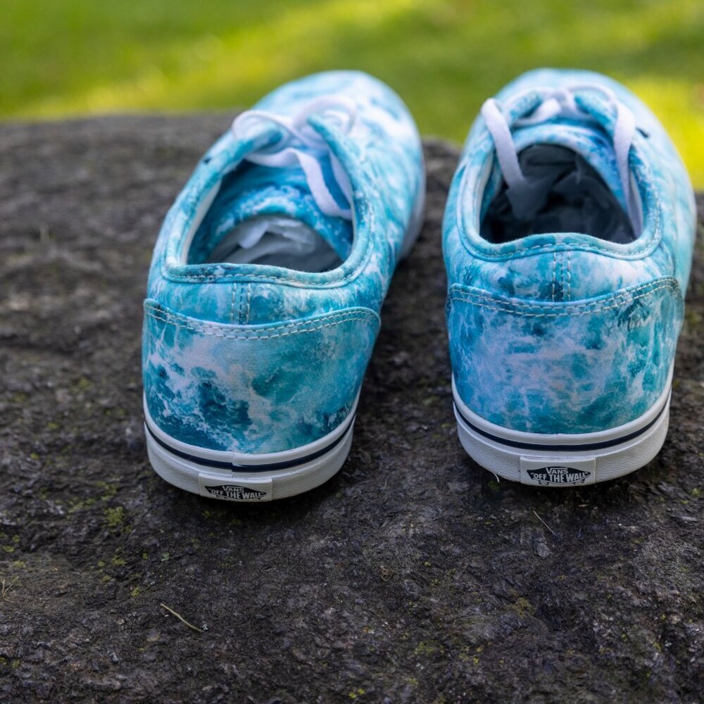 Vans Blue Marble Water sz 10 Very Good Used - Picture 4 of 11